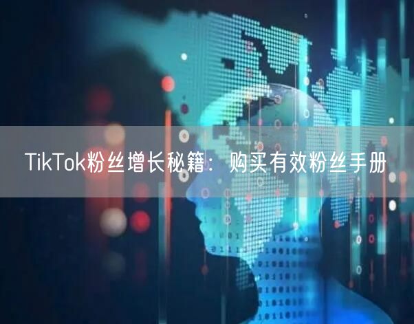 TikTok粉丝增长秘籍：购买有效粉丝手册