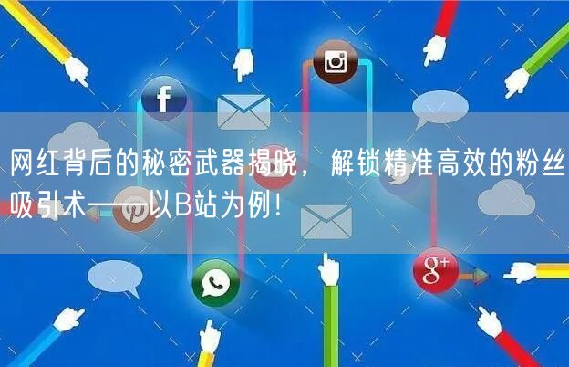网红背后的秘密武器揭晓，解锁精准高效的粉丝吸引术——以B站为例！