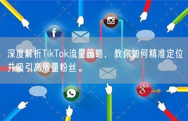 深度解析TikTok流量策略，教你如何精准定位并吸引高质量粉丝。