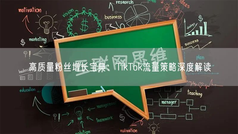 高质量粉丝增长宝典：TikTok流量策略深度解读
