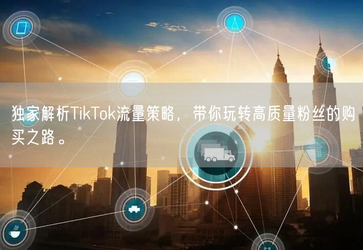 独家解析TikTok流量策略，带你玩转高质量粉丝的购买之路。