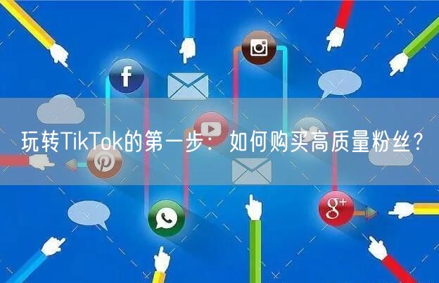 玩转TikTok的第一步：如何购买高质量粉丝？