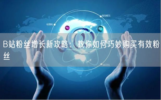 B站粉丝增长新攻略：教你如何巧妙购买有效粉丝