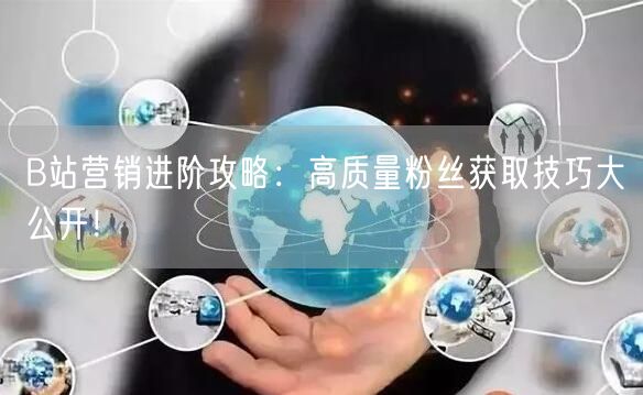 B站营销进阶攻略：高质量粉丝获取技巧大公开！