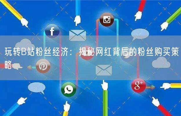 玩转B站粉丝经济：揭秘网红背后的粉丝购买策略