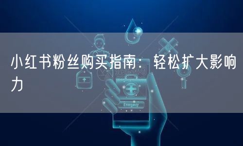 小红书粉丝购买指南：轻松扩大影响力